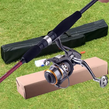 

Carbon Fiber Telescopic Fishing Rod and Reel Combo Full Kit Spinning Fishing Reel Fishing Lure Gear Organizer Pole Set