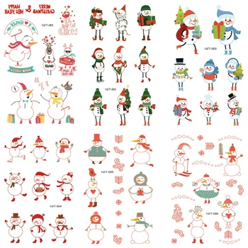 

1 SheetNew Waterproof Christmas Tattoo Stickers Original Cartoon Children's Tattoo Stickers Disposable Tattoo Stickers