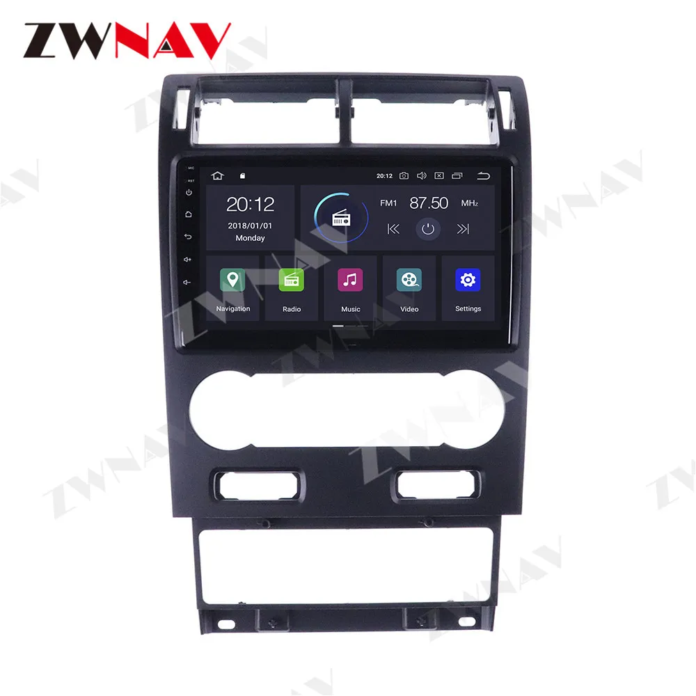 DSP carplay Android 10.0 screen Car Multimedia Player For Ford fusion mondeo 2004-2007 car GPS Navi Audio Radio stereo head unit
