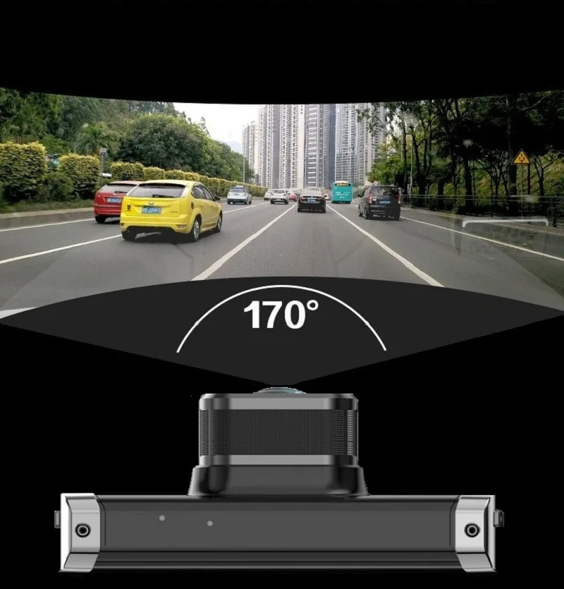 Автомобильная Dvr камера 3," экран Full HD 1080P 30fps двойной объектив с заднего вида Dashcam Авто Регистратор Автомобильный видео Dvr рекордер