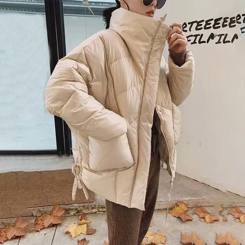 

Bright cotton coat women winter new Korean loose cotton jacket down cotton jacket women parka winter jacket woman