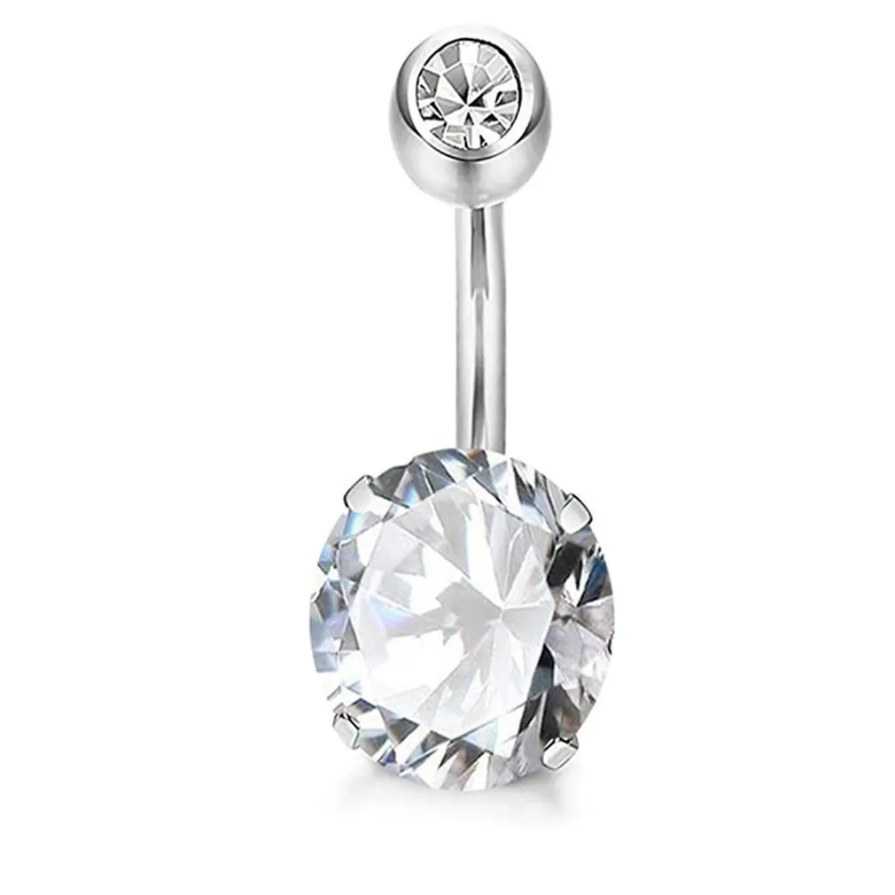 Кольцо для пупка из нержавеющей стали изогнутая штанга кольцо не вызывает