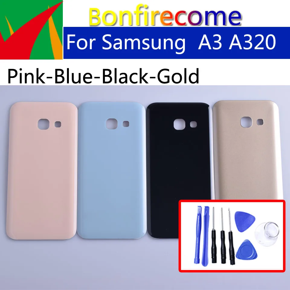 

A320 For Samsung Galaxy A3 2017 A320 A320F SM-A320F/DS SM-A320Y/DS Back Housing Battery Cover Back Cover Case Rear Door Chass