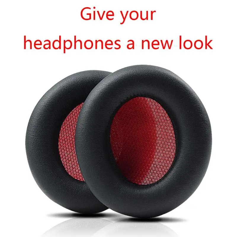 1Pair Replacement Ear Pads Protein Skin Leather Ear Cover Cushion for Focal LISTEN CHIC Wireless Headphones Headset