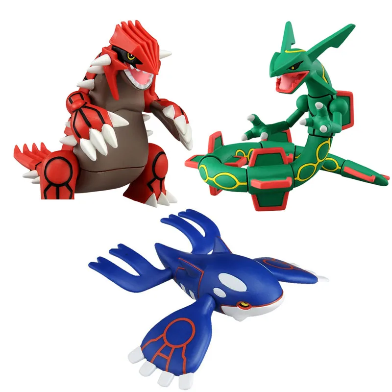 Фигурка героя мультфильма солнце и луна Kyogre Groudon Rayquaza модели игрушек аниме