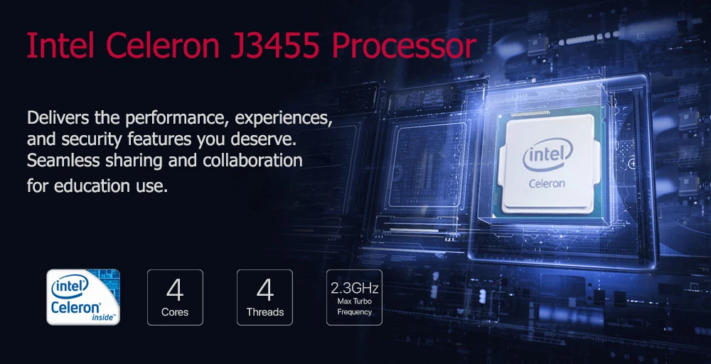 Maxtang Fanless Mini PC with Intel Celeron J3455 Quad Core, Windows 10, Dual WiFi, HDMI, DP, USB-C, 4K Gaming Computer. Description Image.This Product Can Be Found With The Tag Names Barebone Mini PC, Computer Office, Mini pc