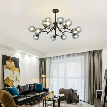 

chandelier lighting led light hanging lamp hanglampen ventilador de techo living room decoration