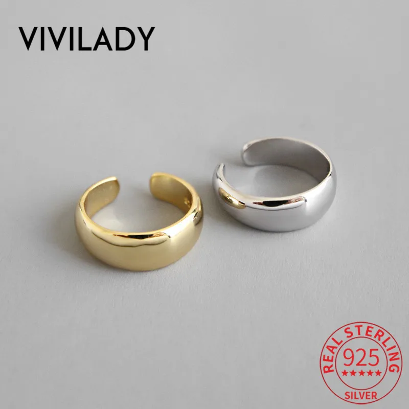VIVILADY, минималистичный стиль, серьги без ушей, 925 пробы, серебряные, круглые, для женщин, клипсы, предотвращают аллергию, Трендовое ювелирное изделие для девушек
