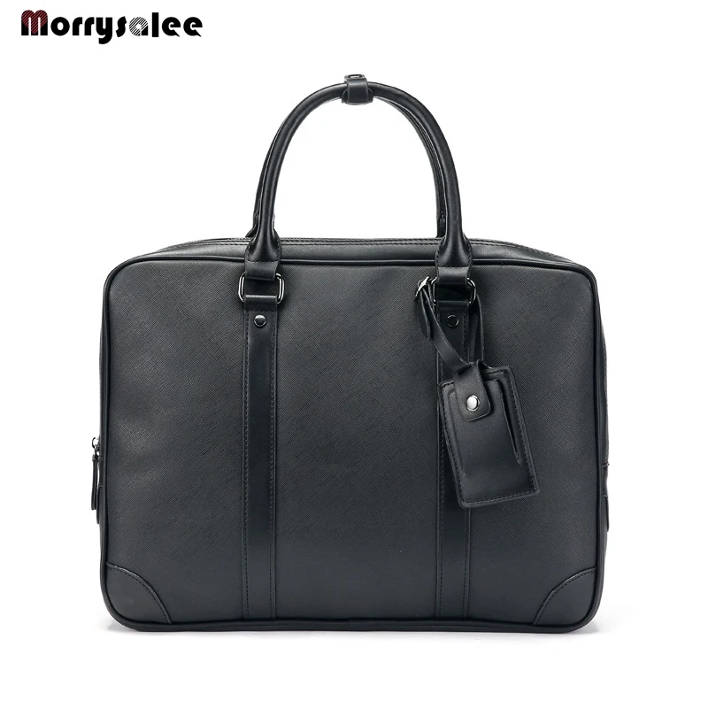 Деловой офисный мужской портфель брендовая кожаная сумка мужская для компьютера
