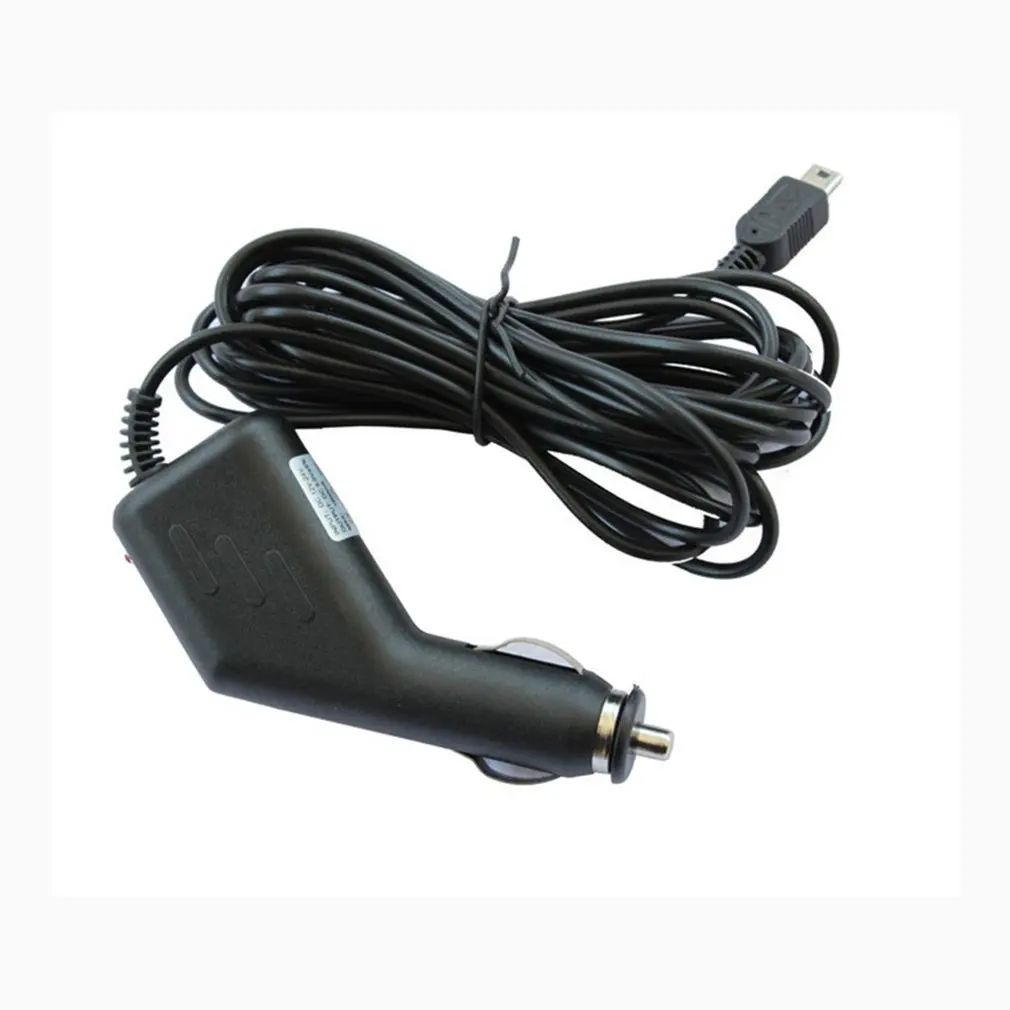 1.5A выход DC 5 в мини USB Автомобильное зарядное устройство адаптер кабель для gps тахограф телефон автомобильное зарядное устройство авто аксессуары