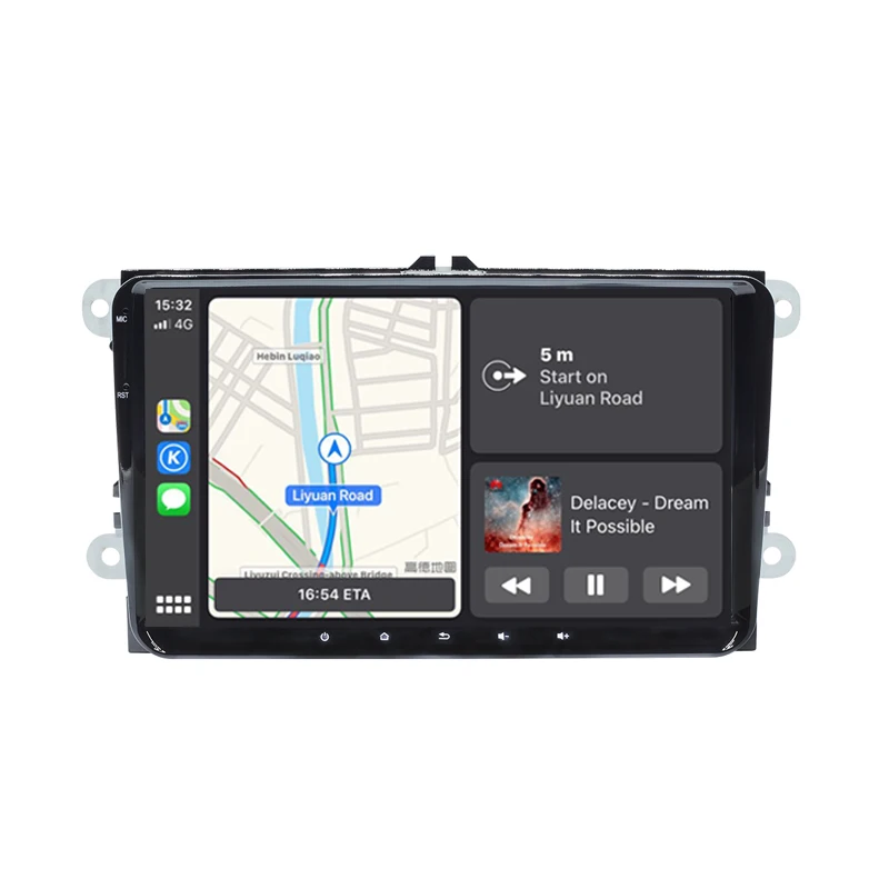 9 дюймовый сенсорный экран Авторадио с CarPlay для VW Passat Jetta Tiguan POLO GOLF Magotan GPS навигация