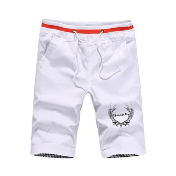 

2020 summer hot shorts men's solid color printed shorts men's summer loose casual shorts beach shorts large size 5XL