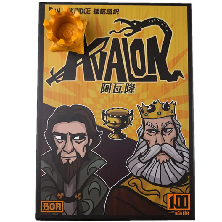 Обновленный Avalon держатель карточек настольных игр сопротивление переворот 2 новая организация китайская версия настольная игра игрушечные шахматы