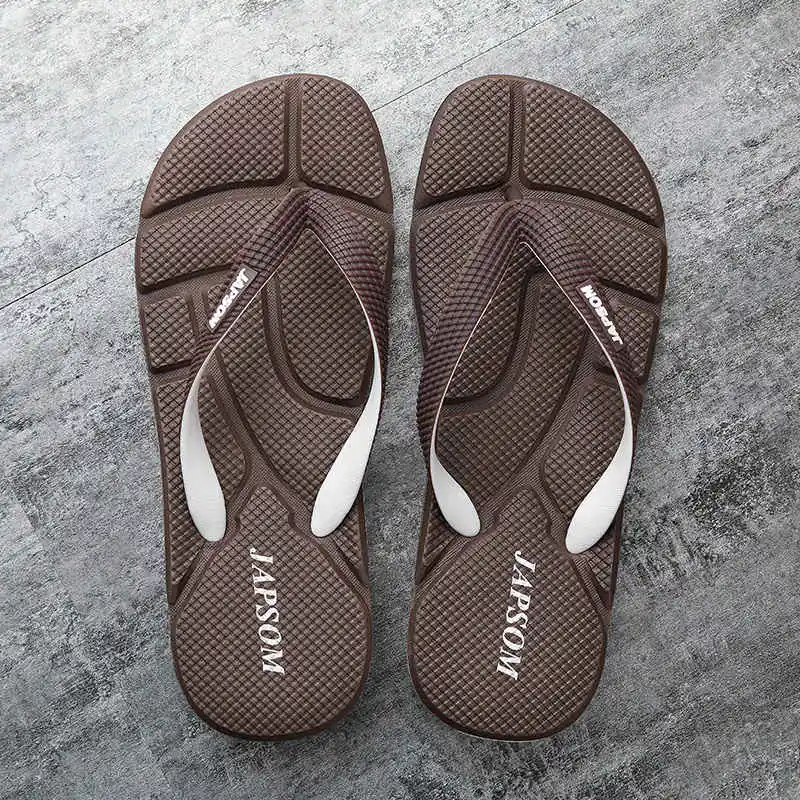Flip Flops Men Beach Summer Shoes Man Soft Massage Home Slippers Fashion Large Sizes Casual Men's Sandals Outdoor Lazy Shoes C27