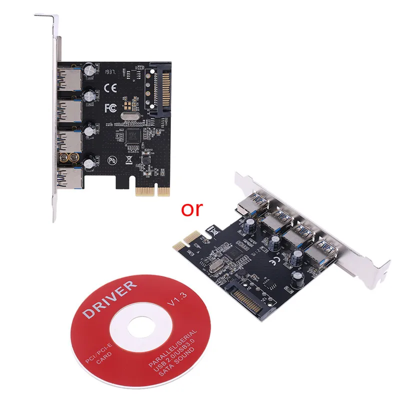PCI-E PCI Express к USB 3,0 через Чип SATA интерфейс 4 порта адаптер конвертер карты для рабочего стола Windows XP/2003/Vista/Win7/8 C26