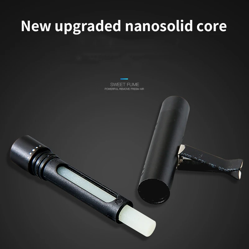 Освежитель воздуха для автомобиля, твердый парфюм, диффузор, автомобильные вентиляционные отверстия, духи, приправа, автомобильные аксессуары для интерьера, черный+ пять ароматерапевтических палочек