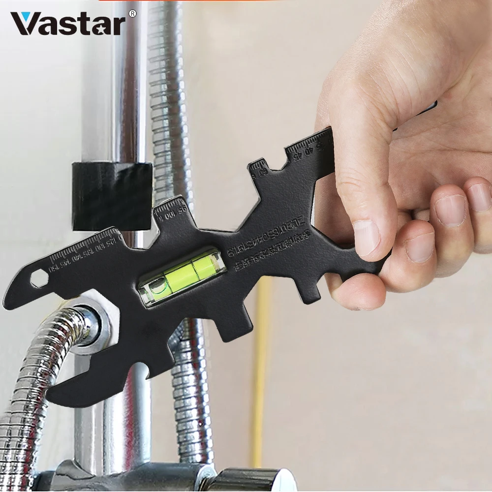 Faucet Wrench Adjustable Faucet Sink Installation Repair Tool Multifunction Tap Backnut Spanner Basin Wrench Plumbing Tools For Bathroom Kitchen Toilet Bowl Sink Faucet And Bottle Opening