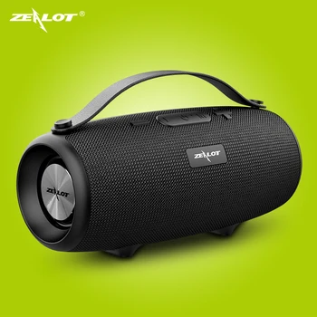 

ZEALOT S34 10W Bluetooth speaker bass Portable column wireless Stereo subwoofer 10h Music Playe Center With 1800mAh Battery