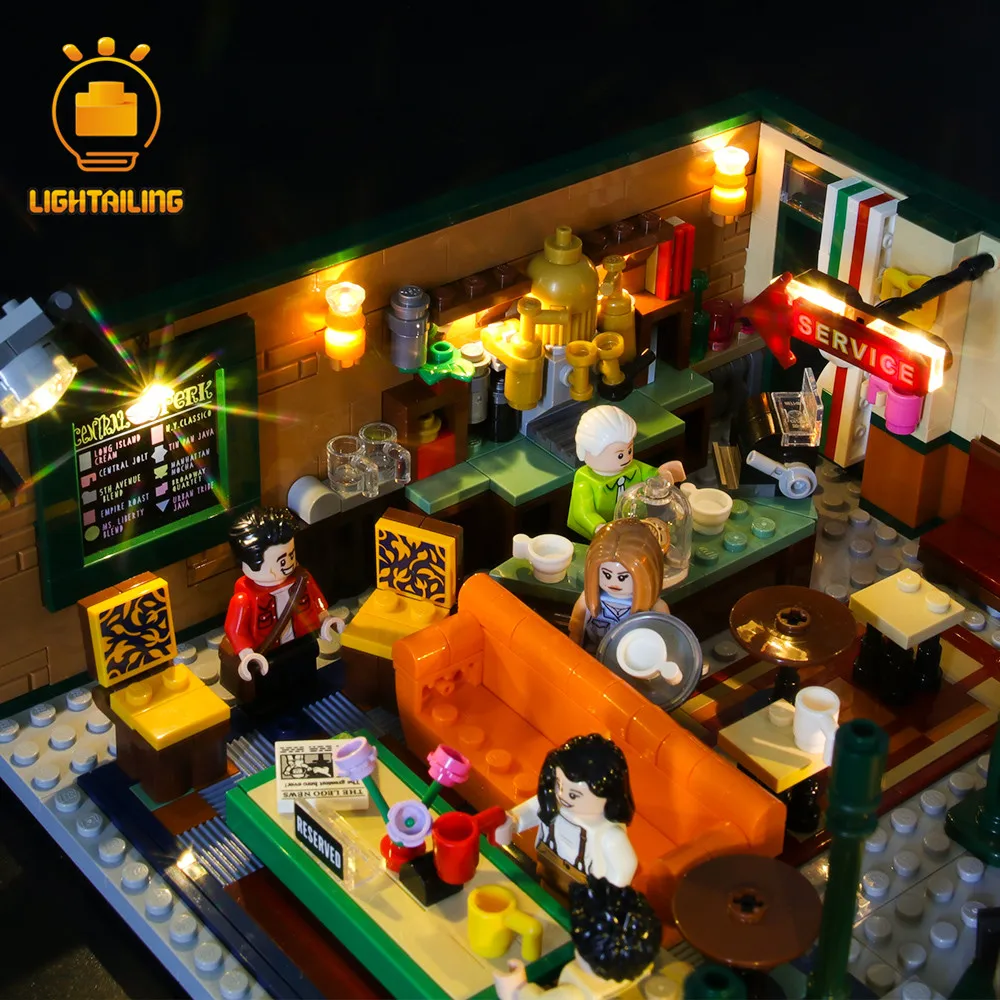 LIGHTAILING светодиодный светильник набор для идей серии центральный Perk светильник ing набор совместим с 21319(не включает модель
