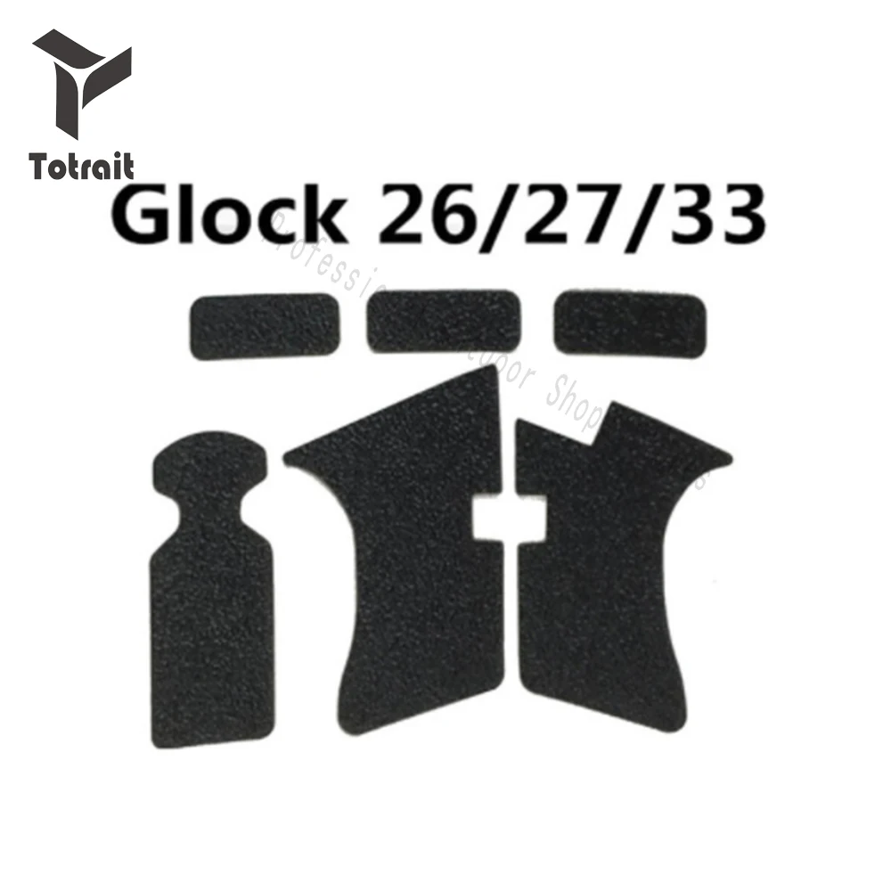 TOtrait нескользящая резиновая текстурная обёрточная лента Glock для Glock 17 19 20 21 22 25 26 27 33 43 кобура Пистолетная аксессуары для журналов