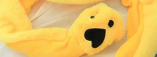 310246.06 Yellow Плюшевые движущиеся кроличьи уши, шапка с ручными ушами, чтобы перемещать вертикальные уши, Детские и женские вечерние игрушки с Пикачу - Цвет: 310246.06 Yellow