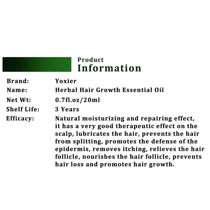 Анти-выпадение волос масло для роста волос натуральный рост волос утолщаются эфирное масло питательные волосы, кожа головы