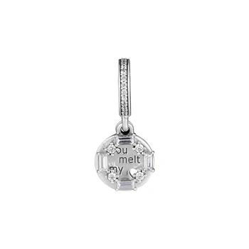 

GPY You Melt My Heart Charms 925 Original Fit Pandora Bracelet Sterling Silver Beads for Jewelry Making DIY Berloque