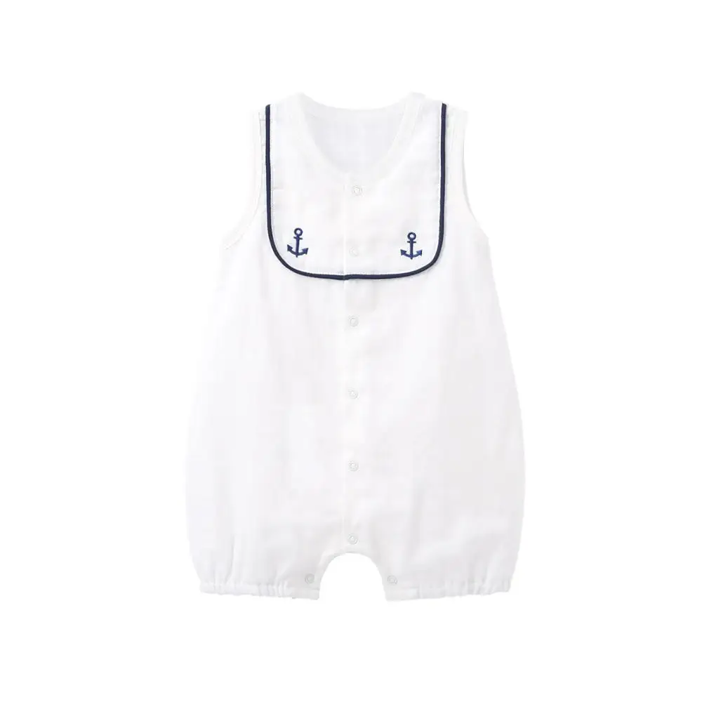 Детский хлопковый комбинезон Pureborn летняя одежда для путешествий мальчиков с