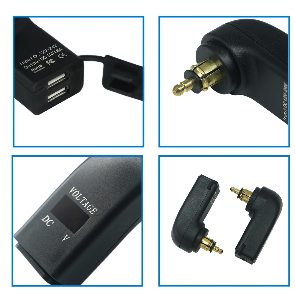  USB  LED , BMW F750, F850GS, R1250GS, ADV, R1150, 1200RT, GS, K1600B, K1100LT, Hella, DIN ̿ 