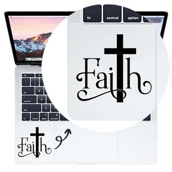 

Faith Cross Trackpad Laptop Sticker for Macbook Decal Air Pro 16” Retina 11 12 13 15 inch Vinyl Mac Book HP Mi Notebook Sticker