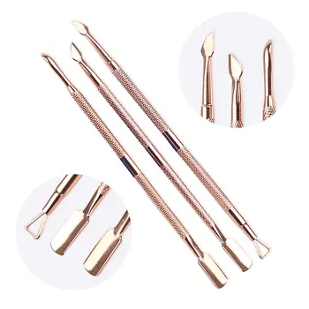 

Nail Tools Stainless Steel Dead Skin Nail Polish Glue Small Steel Pushing Dead Skin Pushing Double Headed Dual-Purpose Bar