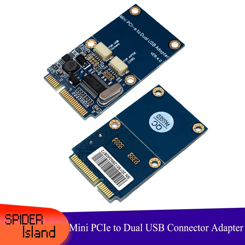 Mini Pci e к USB адаптер карта ноутбука PCIE удлинить двойной порт 2 0 разъем