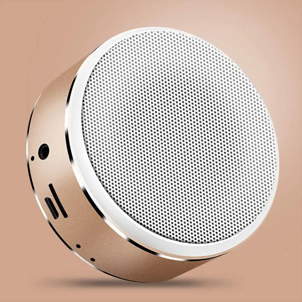 gold A8 беспроводной Bluetooth динамик s Портативный Открытый громкой связи вызов динамик мини-стереоколонка HD звук Поддержка FM радио TF карта MP3 - Цвет: gold