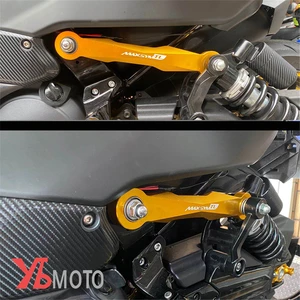 Image 2 - Güçlendirmek Bar için Logo ile SYM MAXSYM TL500 TL 500 motosiklet aksesuarları süspansiyon amortisör braketi