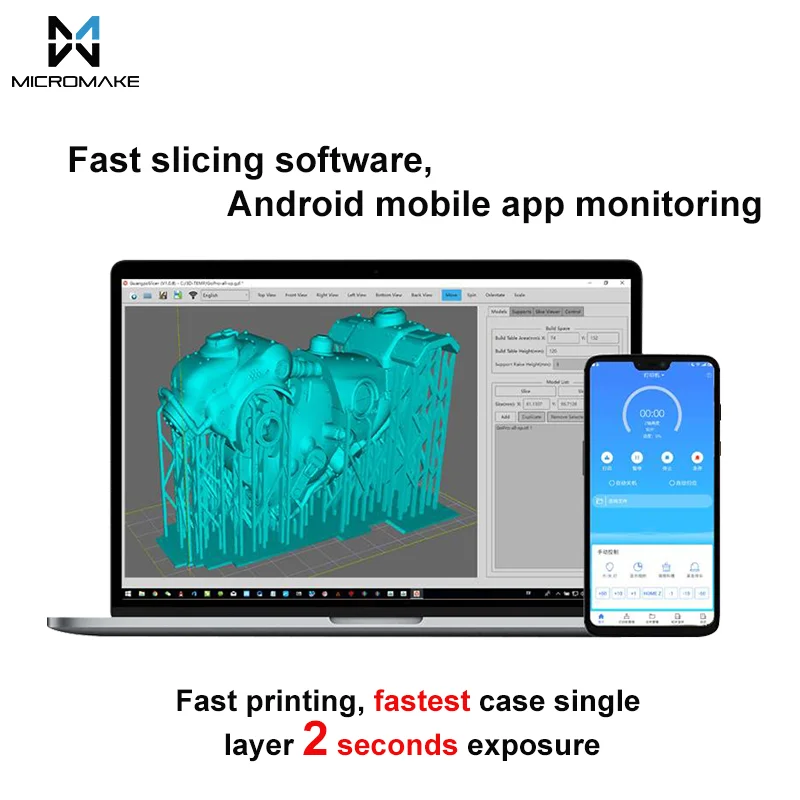 Micromake 3d принтер L3+ diy части 3d принтер для всего принтера