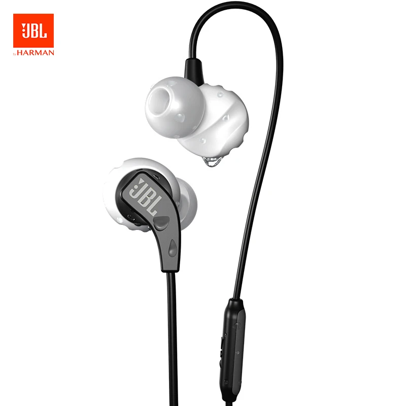 Черный JBL Endurance Run наушники-вкладыши спортивные бас пот-доказательство магнитные наушники в линии управления громкой связи с микрофоном для iPhone Android - Цвет: Черный