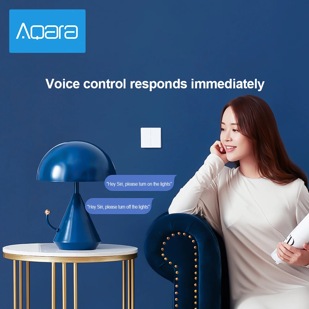 Aqara Mijia умный Wifi переключатель светильник управление одиночный пожарный провод