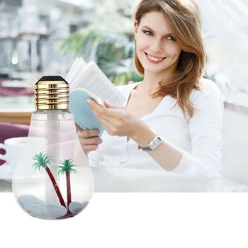 

400ML Air Humidifier Ultrasonic Aroma Essential Oil Diffuser Ultrasonic Cool Mist Humidifier Air Purifier Colo LED Night Light