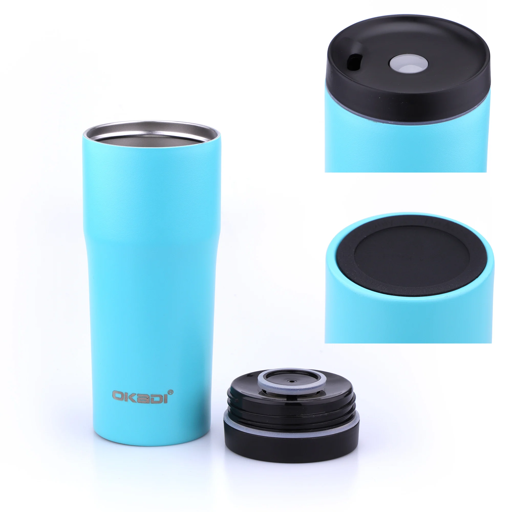 16OZ Double Wall Insulation Stainless Steel Tumbler Vacuum Portable Travel Mug Cup Coffee 16OZ Double Wall Insulation Stainless Steel Tumbler Vacuum Portable Travel Mug Cup Coffee