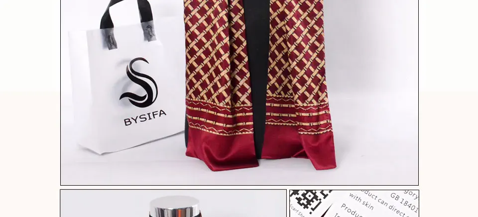 BYSIFA, мужские шелковые длинные шарфы, новая мода, чистый шелк, мужской шелковый шарф с пейсли, модные аксессуары, деловые шарфы 160*26 см