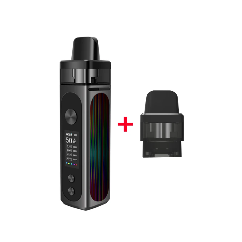 Stars Fall 50 Вт UKERI MAGIK Pod Vape комплект сетчатая катушка 5,5 мл Pod картридж 1500 мАч батарея комплект электронных сигарет VS VINCI Mod - Цвет: Stars Fall
