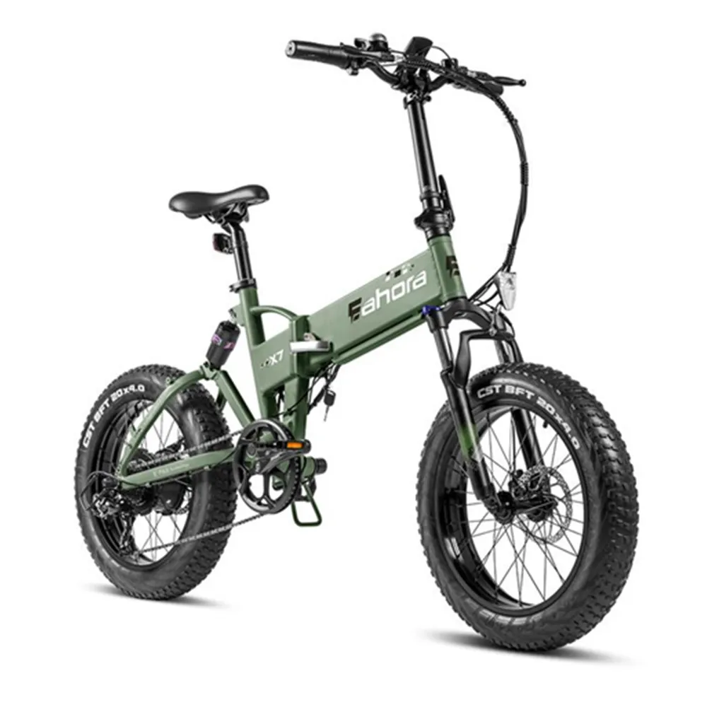 2020 48v500w Ebike складной электрический велосипед более 100 миль с подзарядкой и