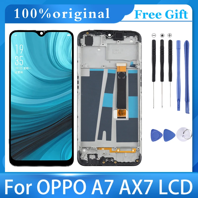 6.2'' Full LCD Complete For OPPO A7 AX7 Display Touch Screen Panel Digitizer Sensor for Oppo Repair Parts | Мобильные