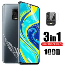 100D Hydrogel Soft Film For Xiaomi Redmi Note 9s 8 9 Pro Max 8T Note8T Note9S Not 9 S Back Screen Protector Camera Lens Glass