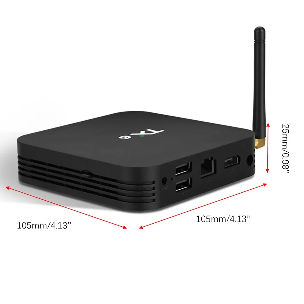 2019 4K Smart tv Box Android 9,0 TX6 Allwinner H6 4 Гб ram 64 Гб rom 2G/16G 32G BT 2,4G/5 ГГц двойной WiFi медиаплеер TX6 MINI