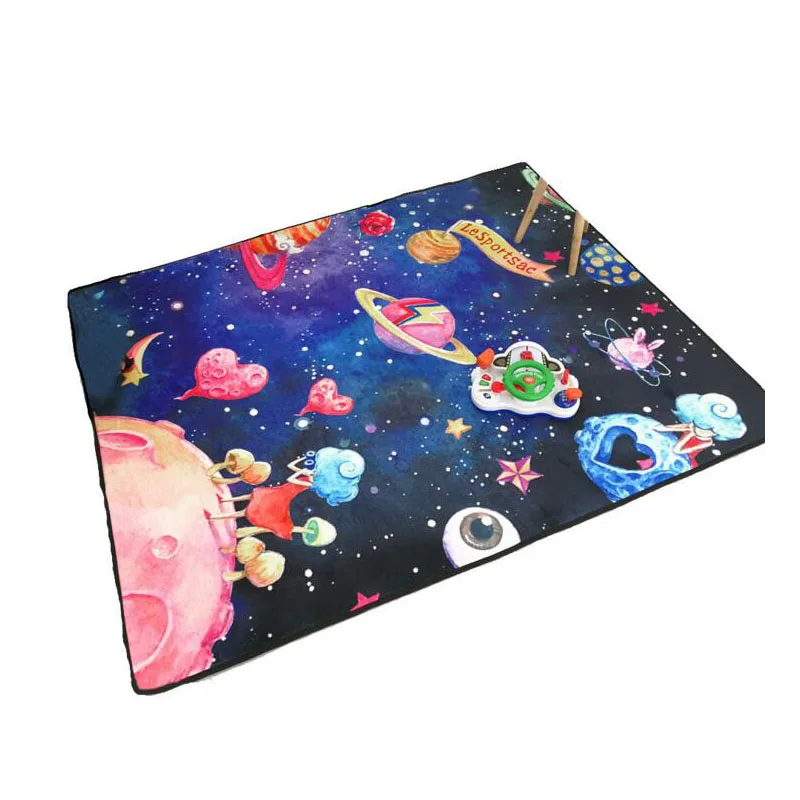 

Plush Baby Crawling Mat Cartoon Anime Shatter-Resistant Baby Climbing Mat Children's Entertainment Toy Game Mat Living Room Mat