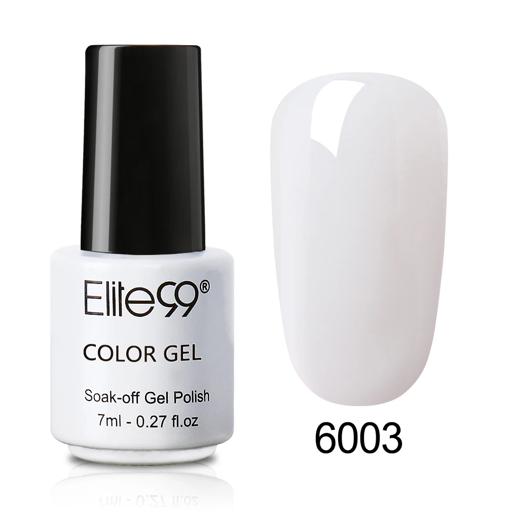 6003 Elite99 7 мл Гель-лак one step УФ светодиодный био-Гели Soak Off Гель-лак для маникюра 3 в 1 нейл-арта Лаки Гибридный стойкий гель Краски - Цвет: 6003