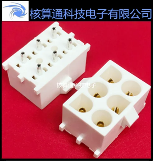

Sold from one 350711-2 original 6pin 6.35mm pitch header socket housing connector 1PCS can also be ordered in a pack of 10pcs