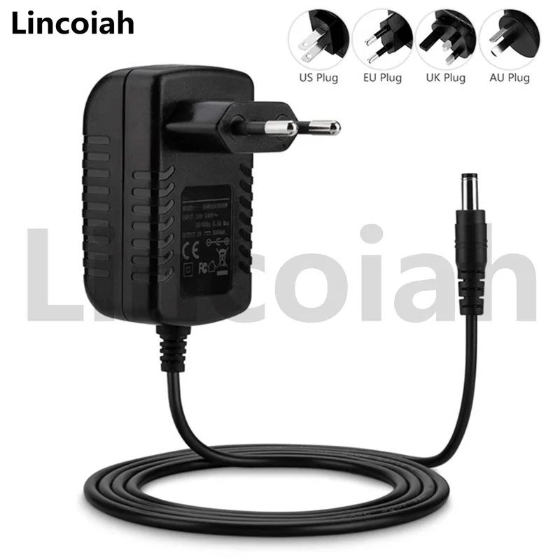 30V 500mA 1A AC/DC Adapter Charger 