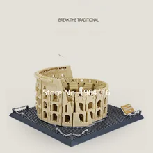 Wange 5225 идеи серии амфитеатром Flavium модель строительные блоки Набор Классическая архитектура Колизей игрушки для детей